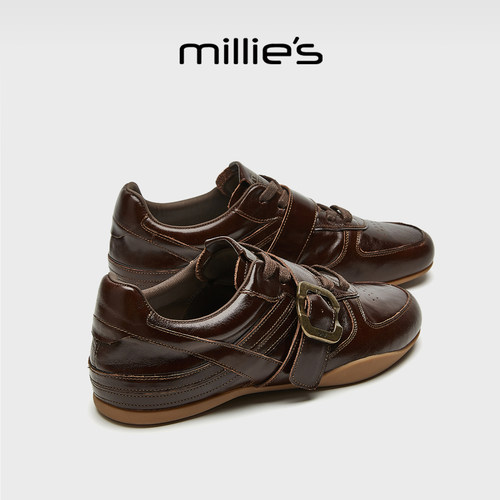 millies妙丽复古德训鞋女