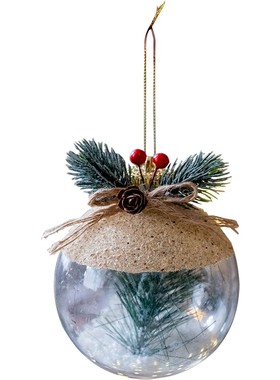 速发 圣诞置挂件装饰品圣诞树场景布球抽奖彩蛋节日橱氛气窗摆件