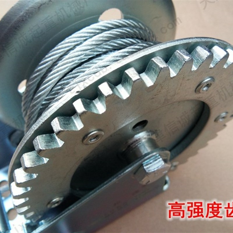 速发手摇绞车绞盘手动卷扬机小吊机吊车手动葫芦钢丝绳拉紧器牵引