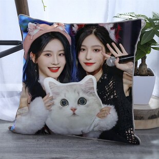 诗情画奕周边抱枕王奕周诗雨明星靠垫枕头闺蜜学生日礼物双面定制