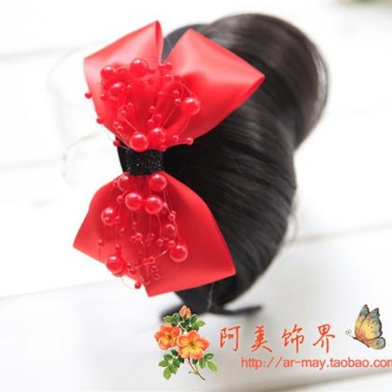 新款儿童假发发箍可爱超萌宝宝节日表演头饰 新年小女孩百搭发饰