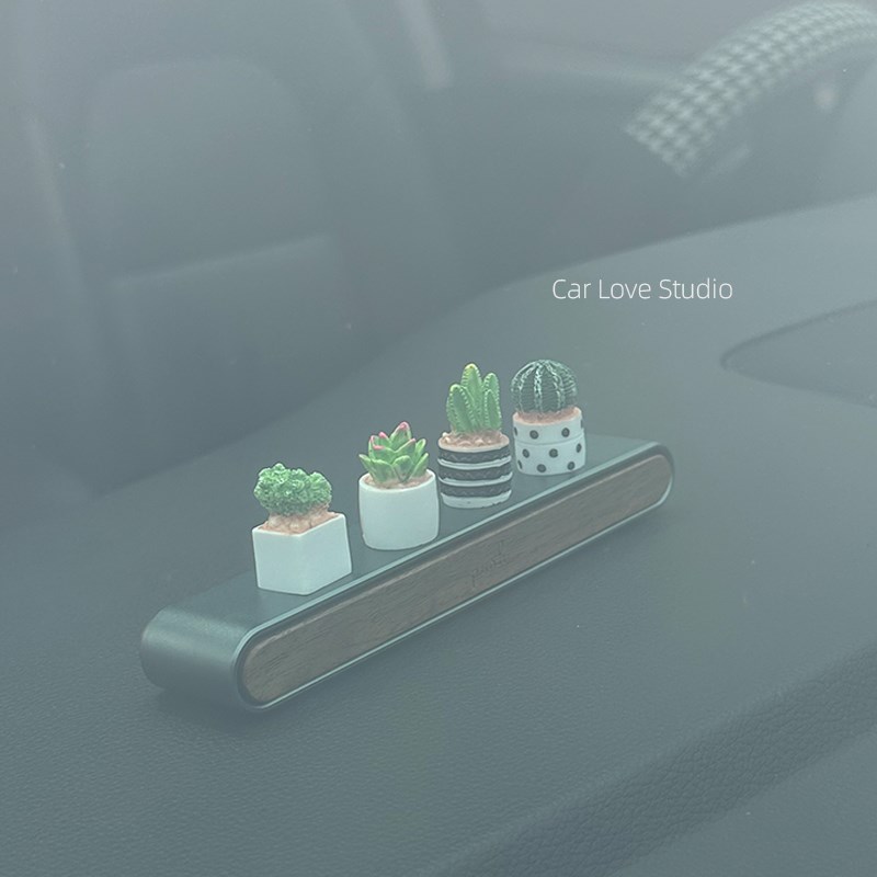 汽车停车电话号码牌高档车内摆件胡桃木挪车卡隐藏式移车临时停靠