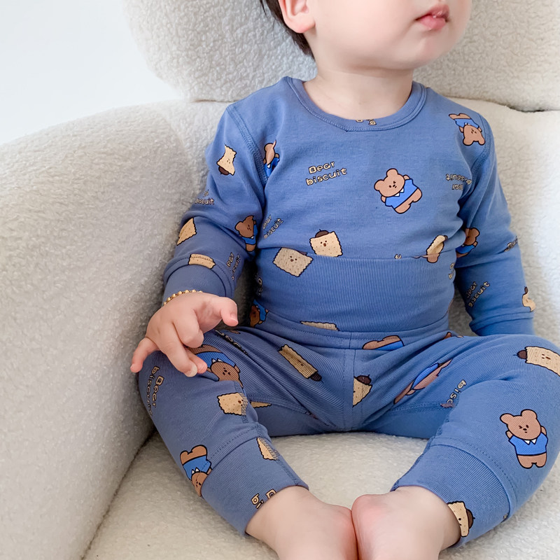 宝宝秋衣套装全棉高腰护肚秋裤儿童内衣纯棉秋冬婴儿无骨保暖睡衣,童装/婴儿装/亲子装,内衣套装,淘宝优惠券,粉丝福利购,淘宝优惠卷