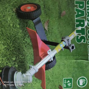 背负式侧挂式汽油割草机辅助轮手扶支撑架便携式电动打草机支撑轮