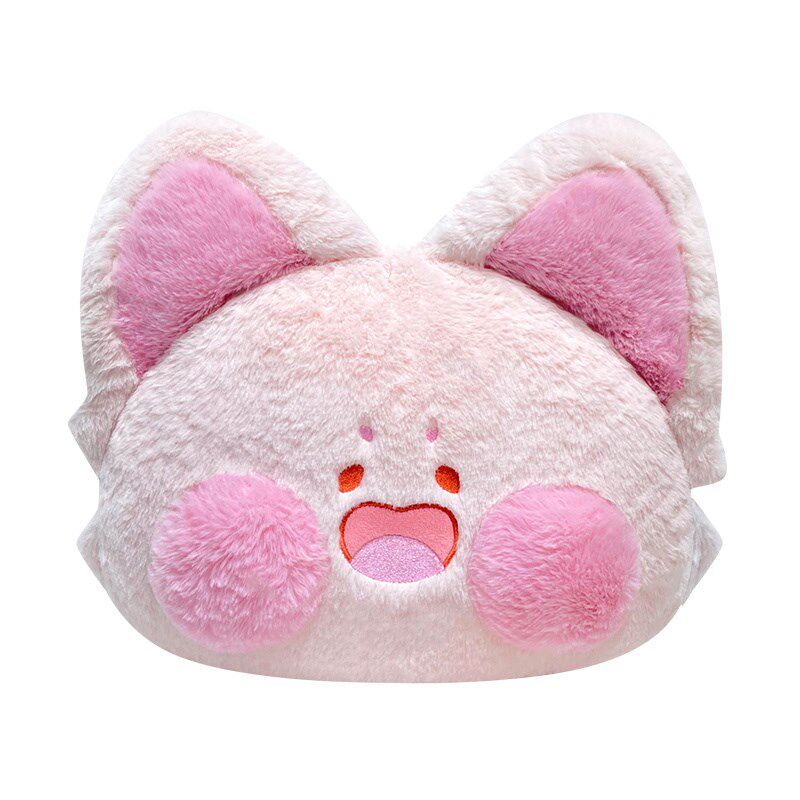 嘟嘟喵抱枕被子两用办公室加厚午睡毯子枕头空调被二合一车载靠垫