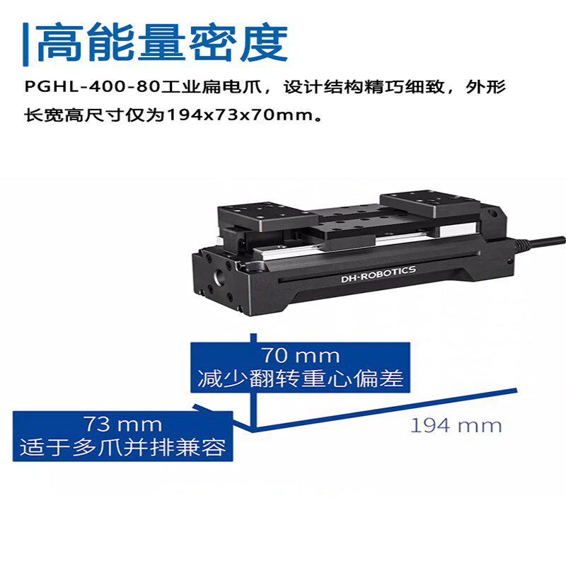 电动夹爪新能源锂电池汽车组装夹持搬运电爪替换气爪机械夹爪PGHL