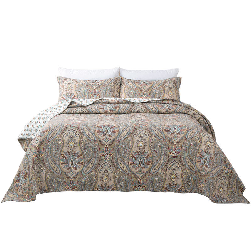 美式全棉衍缝床单1.5米1.8米通用四季夹棉床盖可水洗绗缝被子垫,床上用品,床盖,淘宝优惠券,粉丝福利购,淘宝优惠卷