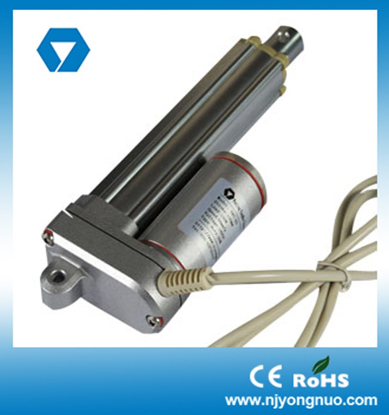 供应YNT-03防水型电动推杆工业金属齿轮推拉杆电机食品机械电动缸