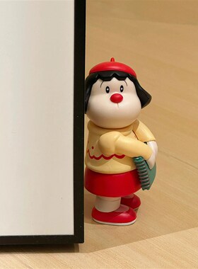 胖虎歪头摆件玄关装饰摆件客厅桌面装饰品手办公仔动漫周边卡通