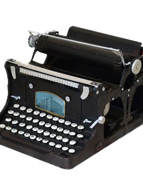 老式打字机复古古董机械模型怀旧办公桌摆件客厅装饰品创意网红
