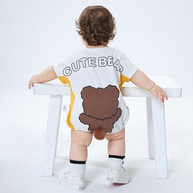 婴儿衣服夏季短袖套装纯棉薄款男女宝宝分体两件套儿童夏装套装潮,童装/婴儿装/亲子装,套装,淘宝优惠券,粉丝福利购,淘宝优惠卷