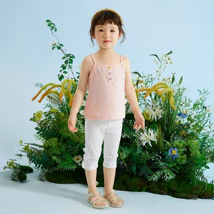 女童吊带背心3小童夏装儿童夏款婴儿夏天幼儿薄款6岁宝宝夏季上衣