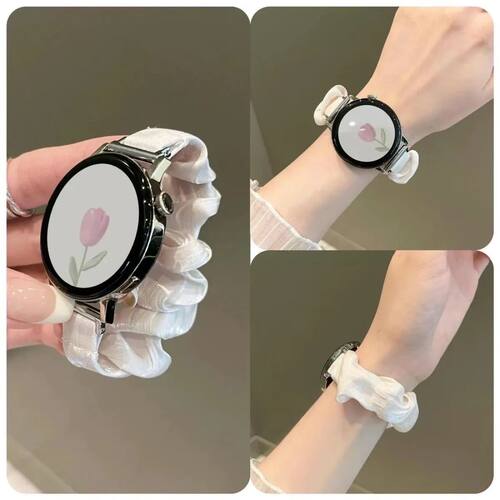 适用gt6/gt5华为表带gt4新款gt3表带watch4/3女款pro时尚发圈gt2