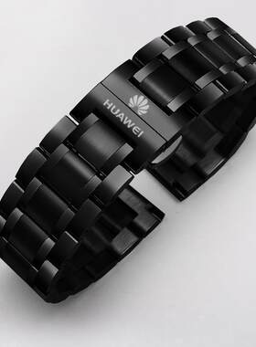 华为智能手表带钢带watch2pro3 S1荣耀b2b3手环b5男表带钢带表链