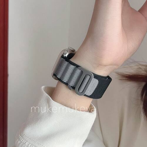 运动新拼色高山回环尼龙适用oppo watch3/2/X/4pro手表带男女个性