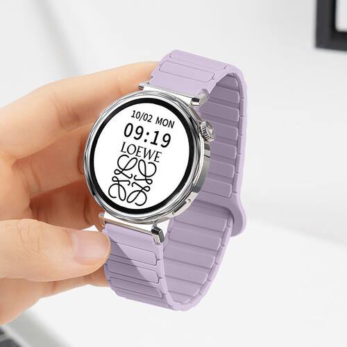 张婧仪液态硅胶磁吸适用OPPOWatchx2mini新款手表表带Watch3