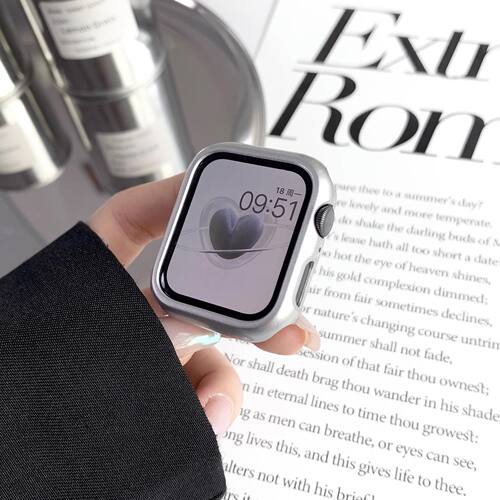 适用s9硅胶保护套苹果Apple iwatch87华强北s8 ultra手表壳pc硬壳