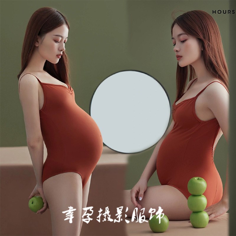 速发影楼新款身妇拍私服装时尚性感包孕连体衣个性照房孕妇服