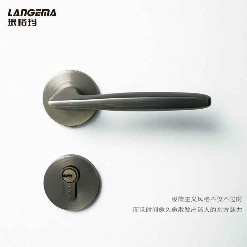 速发新格套琅中式门锁室内卧室门锁全玛房间门锁磁吸家用锌合金执