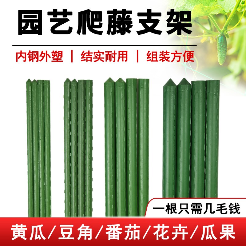 速发花架支撑杆子藤四葡萄架爬庭院户外月季植物架季豆种植箱包塑