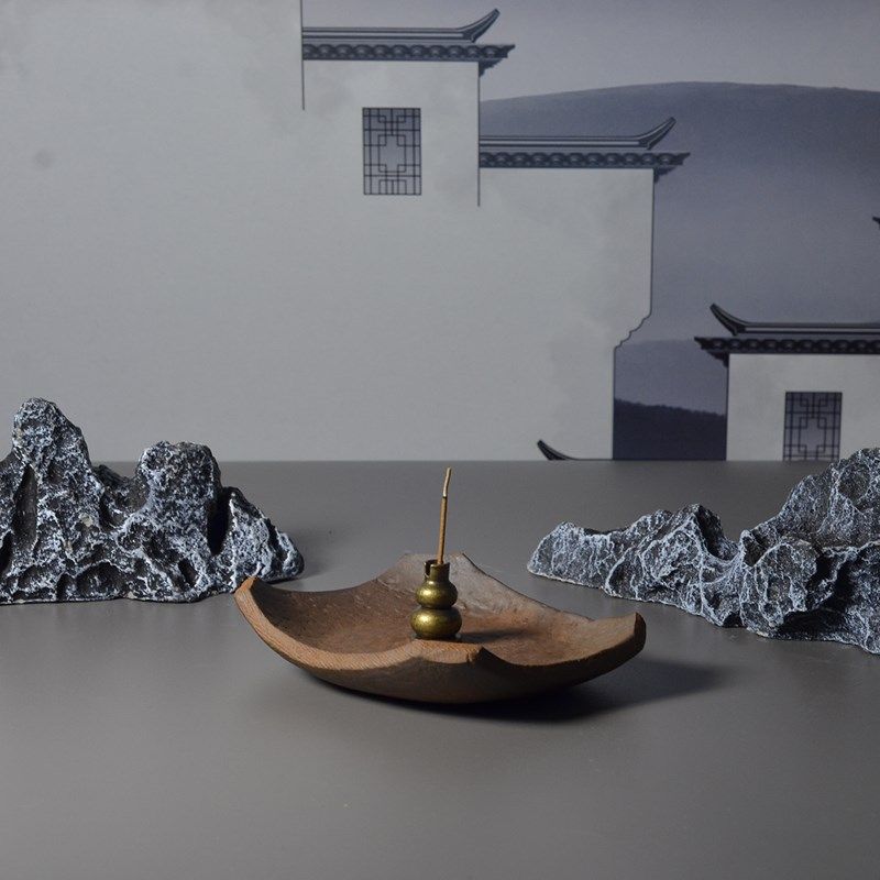 速发线香盘香葫芦香插香件陶瓷瓦片底座室内檀香香薰香炉仿古摆座,家居饰品,香薰炉,淘宝优惠券,粉丝福利购,淘宝优惠卷