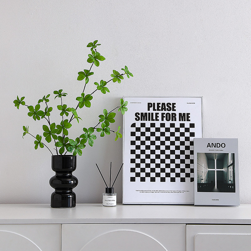 速发客厅电视柜装饰品摆件台面花瓶高高边餐感斗柜假书装饰画轻奢