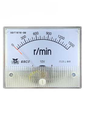 速发6c直流转速表15转00分1800rpm输入10v 20v 0v 40v指针电压表