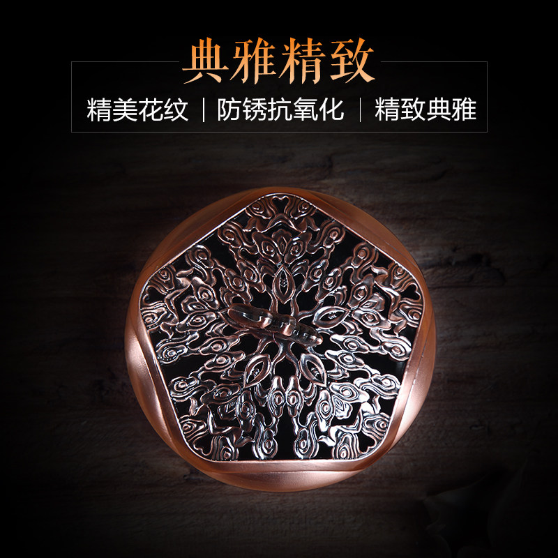 速发合金龙腾盘香炉铜内多用熏檀线居室茶插盘道塔家用供佛复古室