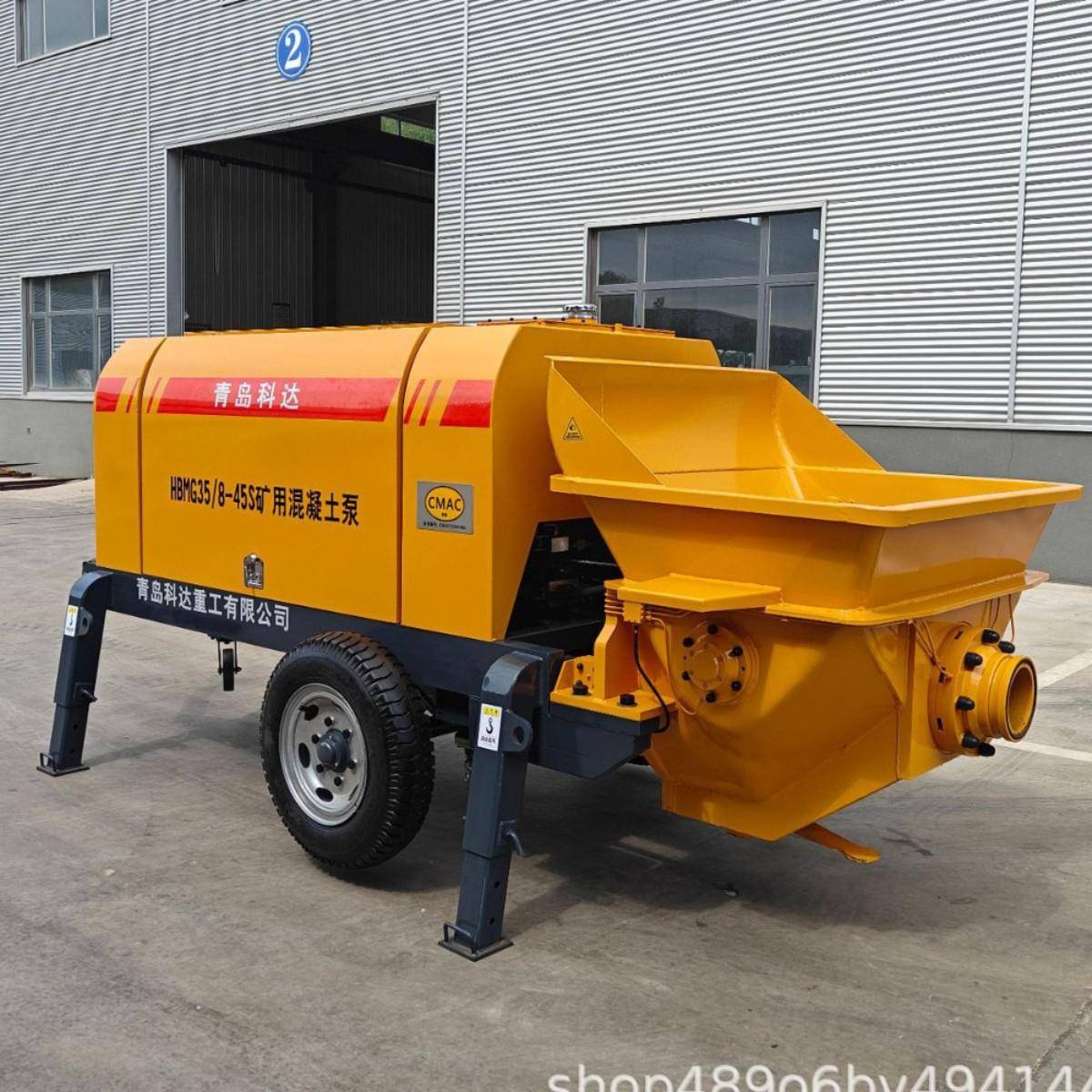 煤矿混凝土泵井下防爆液压矿用泵HBMG煤安认证