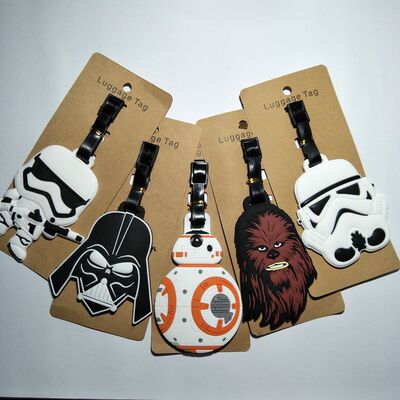 行李牌Star Wars星球大战可爱白兵黑武士BB-8旅行箱吊牌个性挂牌