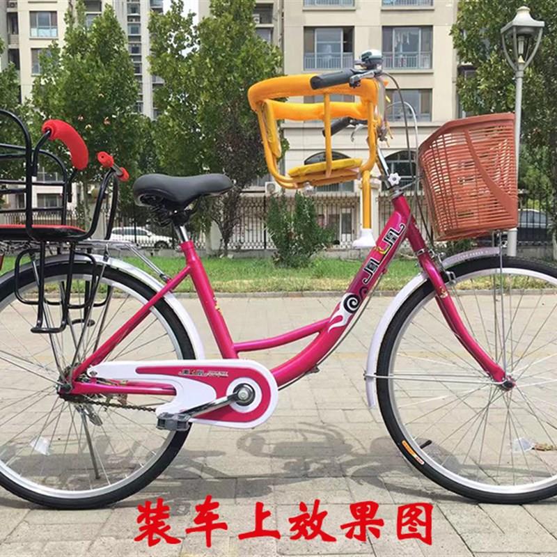 自行车座椅d扶手柔软宝宝安全小孩后置坐垫靠背单车加宽加厚软海