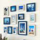 欧式 卧室客厅餐G厅玄关挂墙相框创意组合包 实木照片墙相框墙美式