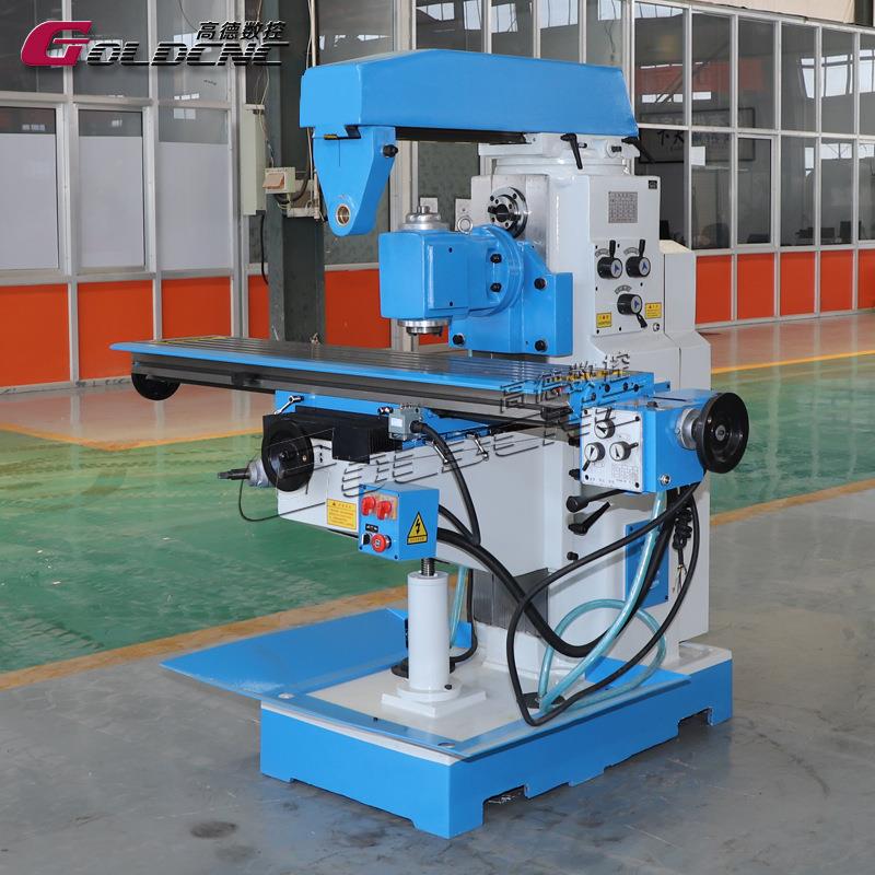 X6128升降台铣床立卧两用±45°加工重型金属铣削