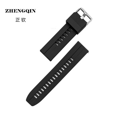 正钦适用马克华菲FW-4270硅胶表带24MM腕带FW-56900替换皮革表带