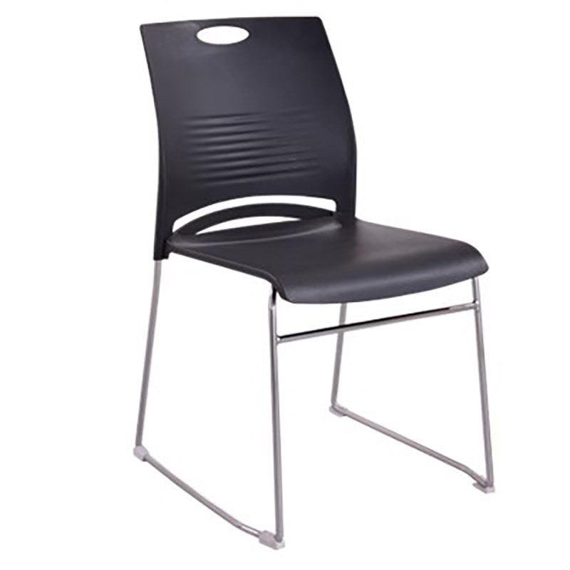 办公会议椅电脑培训m靠背椅职员学生宿舍洽谈商务实心钢架网布座