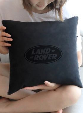车载抱枕被子两用路虎靠r枕汽车内毯子真皮腰靠垫后排可折叠空调