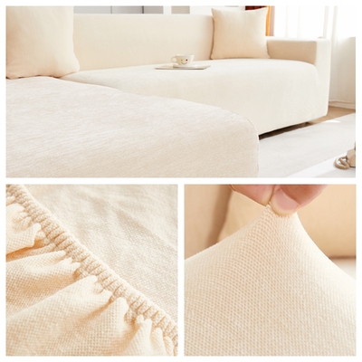 加厚雪尼尔弹力沙发套罩笠全包万能一体式M轻奢梳化毯子l型全盖布