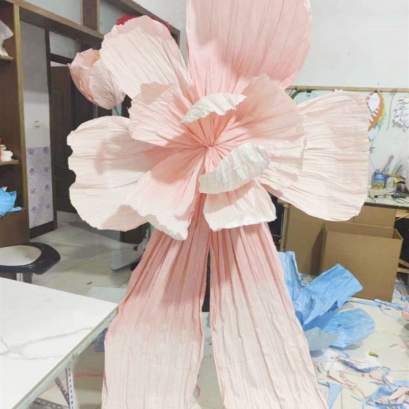巨型美塑白色纸花l大型婚礼婚庆花装饰手工褶皱纸艺花橱窗美陈花,节庆用品/礼品,婚庆绢花,淘宝优惠券,粉丝福利购,淘宝优惠卷