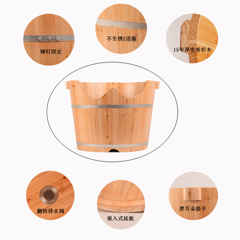 木桶浴桶坐浴盆j药浴洗屁股矮木盆女性蹲洗盆澡盆养生泡臀桶包邮