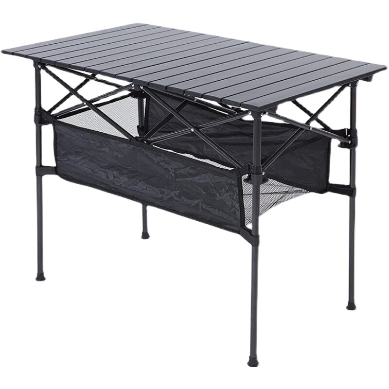 户外折叠桌子便携式野外野餐烧烤防木纹J升降桌超轻铝合金摆摊桌