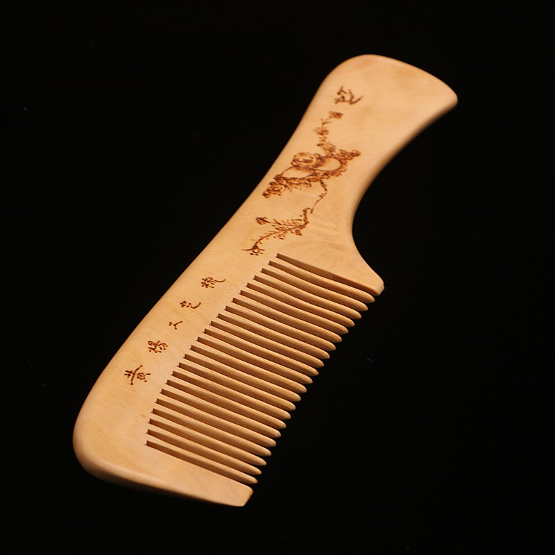 常州木梳礼盒小叶黄杨q木梳整木防脱发去头屑会议礼品常州梳篦非