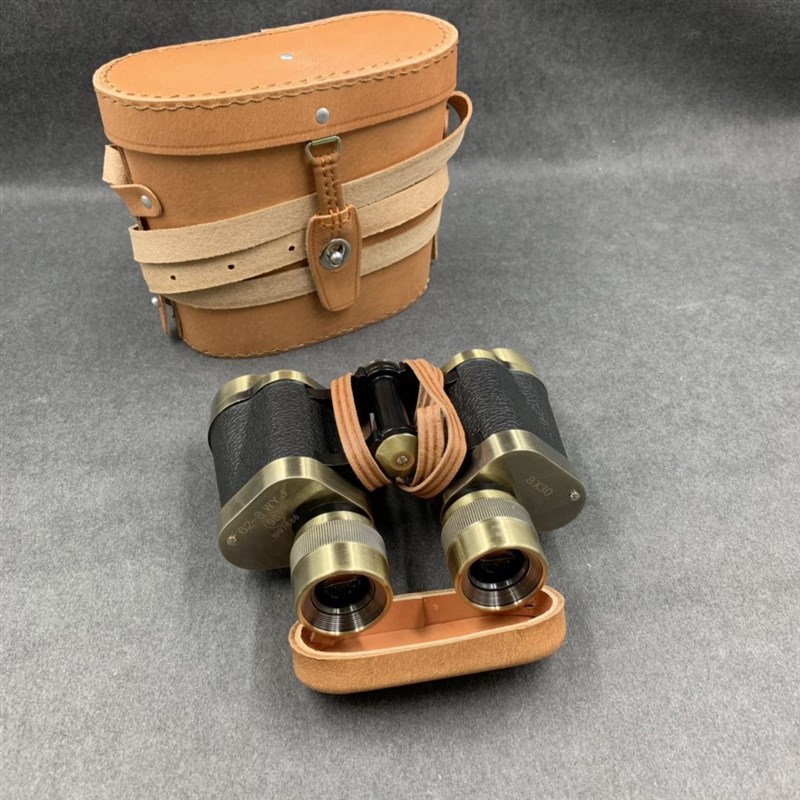 云光62式望远镜古铜黄铜测距坐标高清高倍8X30全金属Z演唱会双筒