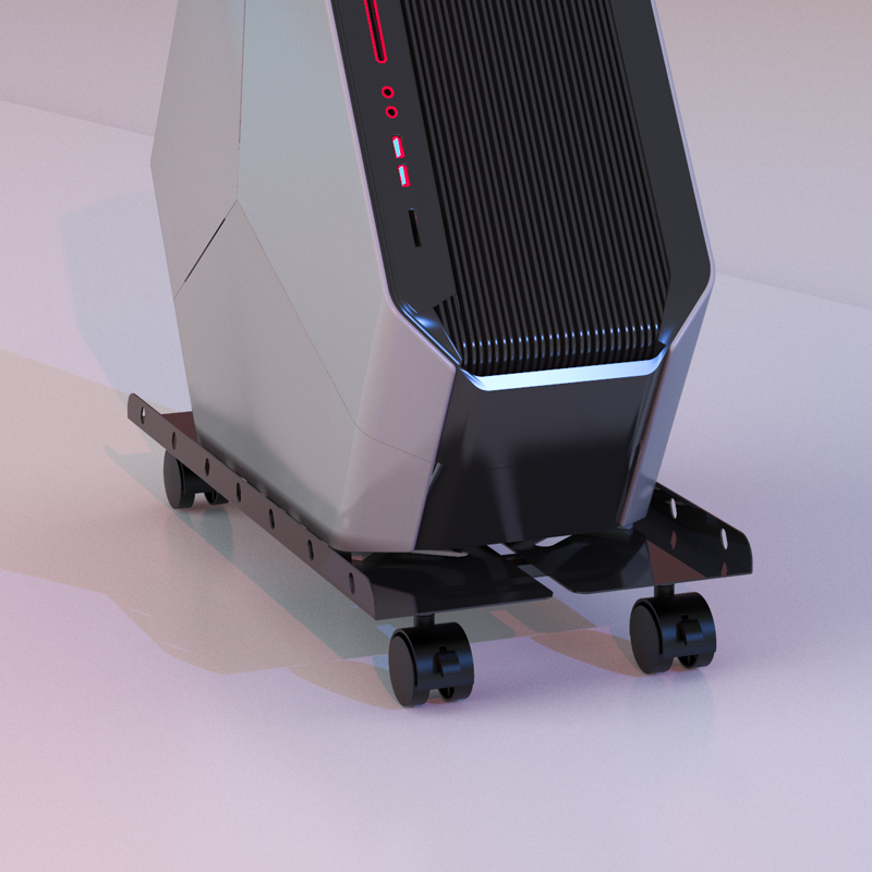 台式电脑主机底座可移动机箱支架托架家用办公室通用增高置物架子