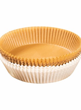 23CM大号空气炸锅专用纸烤盘吸油纸垫纸家用食物硅油纸烘焙加厚