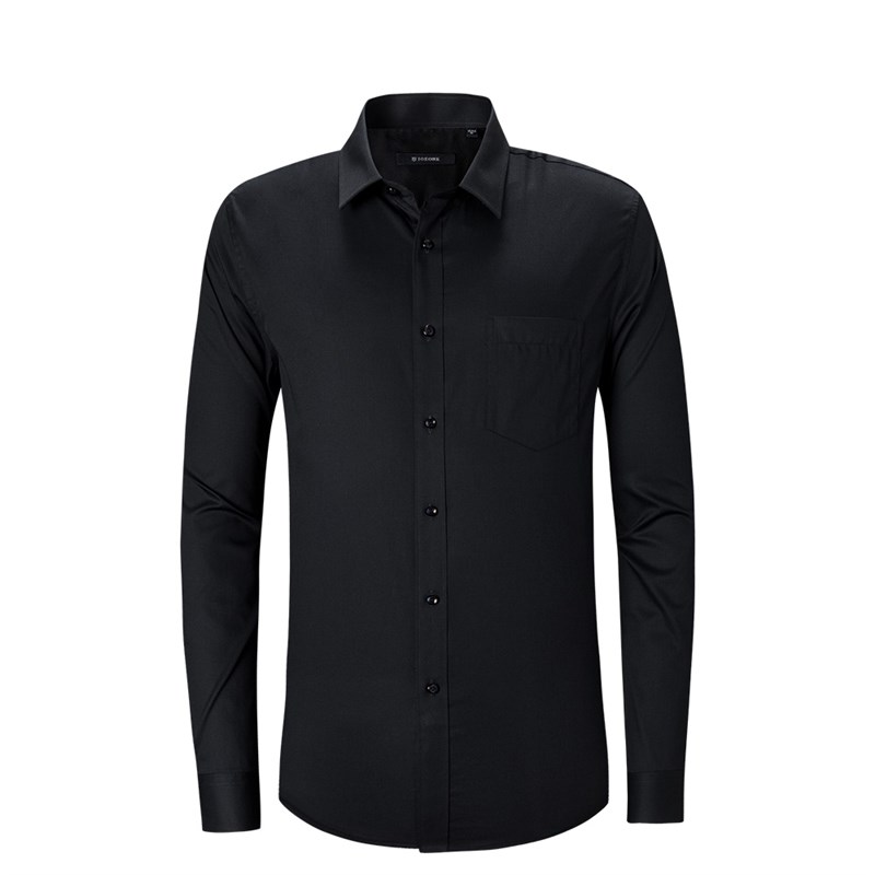 春秋新款高个子195CM衬衫纯白色大码长袖修身职业正装商务衬衣男