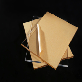 高清透明亚克力板防静电板有机玻璃diy定制透明隔板打吼折弯加工