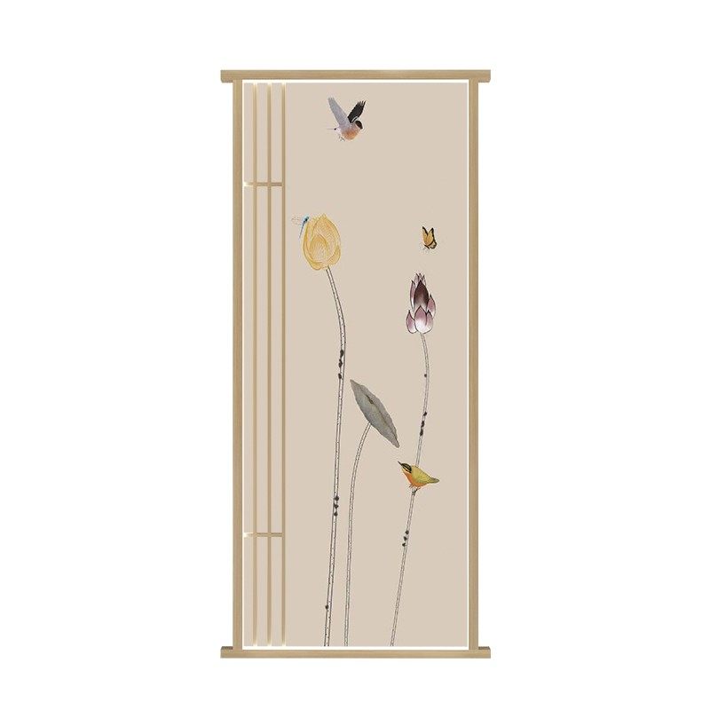 新中式实木发光进门客厅屏风隔断镂空遮挡玄关小户型装饰纱屏隔断,住宅家具,座屏,淘宝优惠券,粉丝福利购,淘宝优惠卷