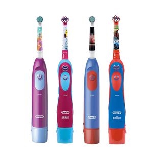 OralB/欧乐B儿童电动牙刷DB5510K软毛适合3岁以上 米奇替换刷头