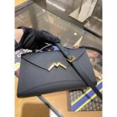 Moynat莫奈GABRIELLE腋下包手袋M扣小牛皮翻盖包手提包斜挎包女包