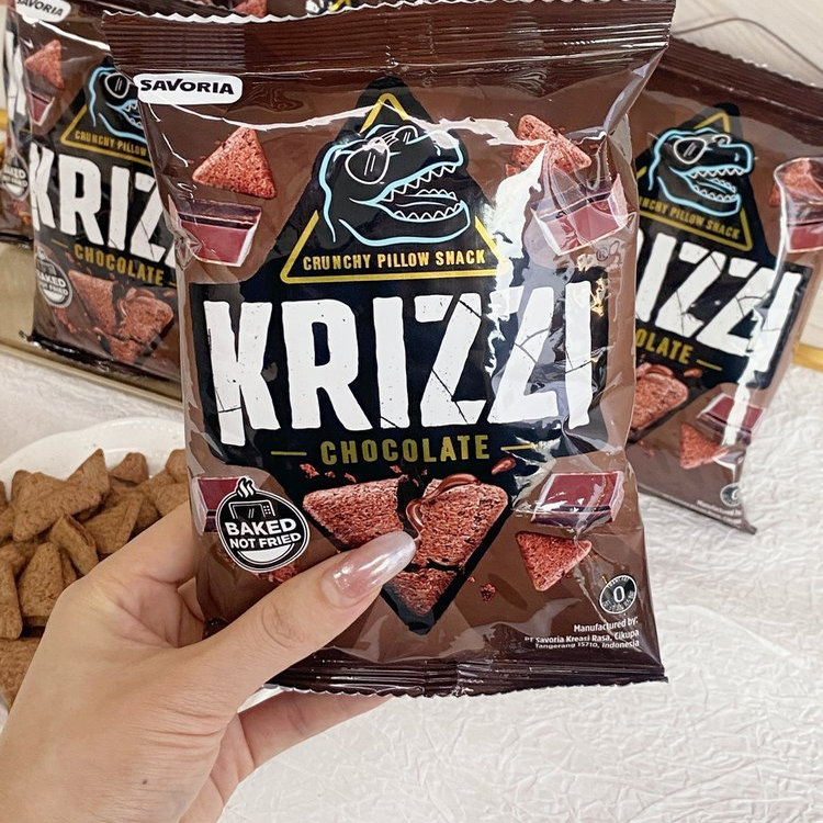 【山姆同款】KRIZZI巧克力夾心三角脆50g*5包